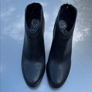 Vince Camuto Elegant Black Ankle Booties